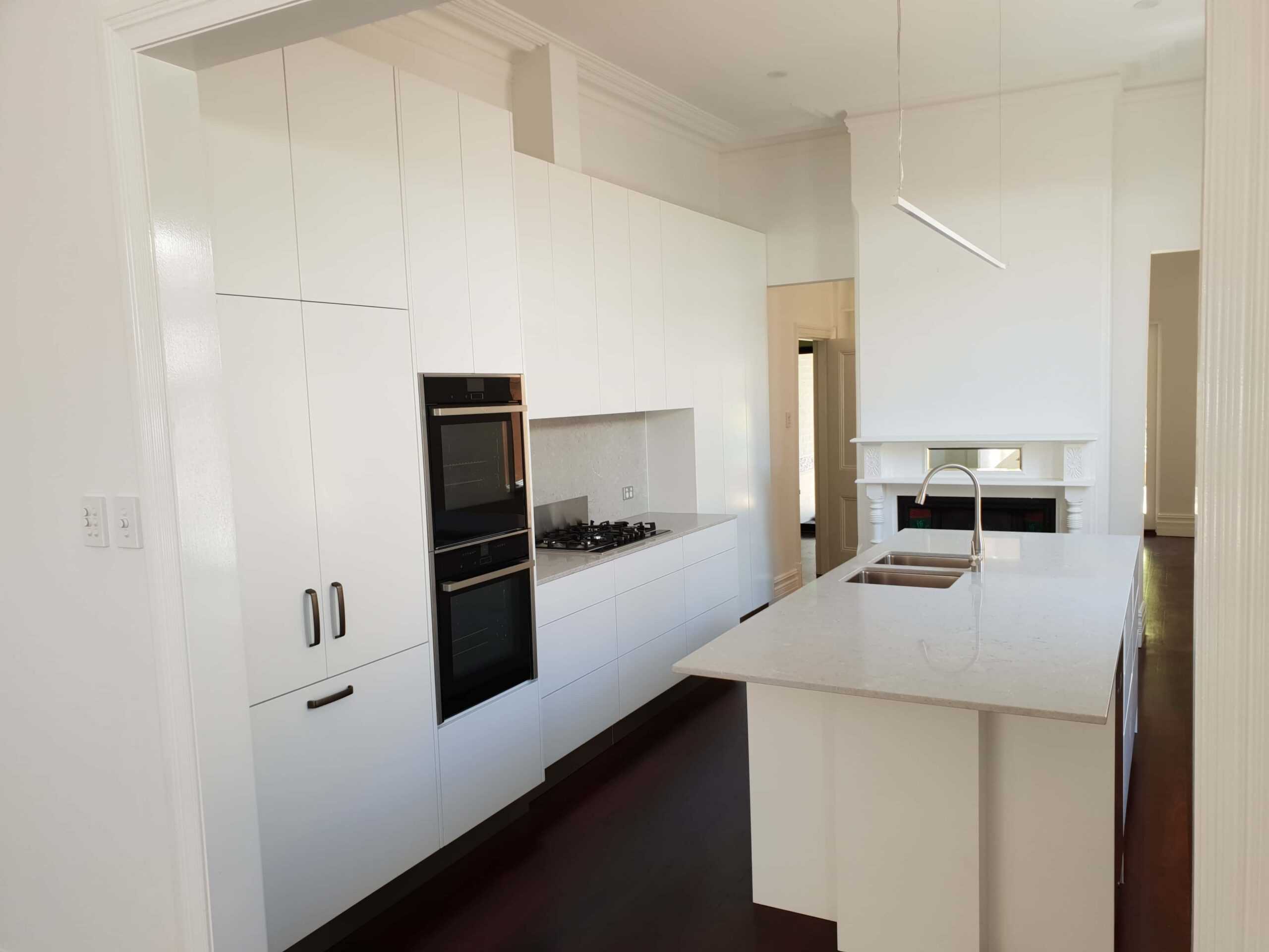 white modern kitchen